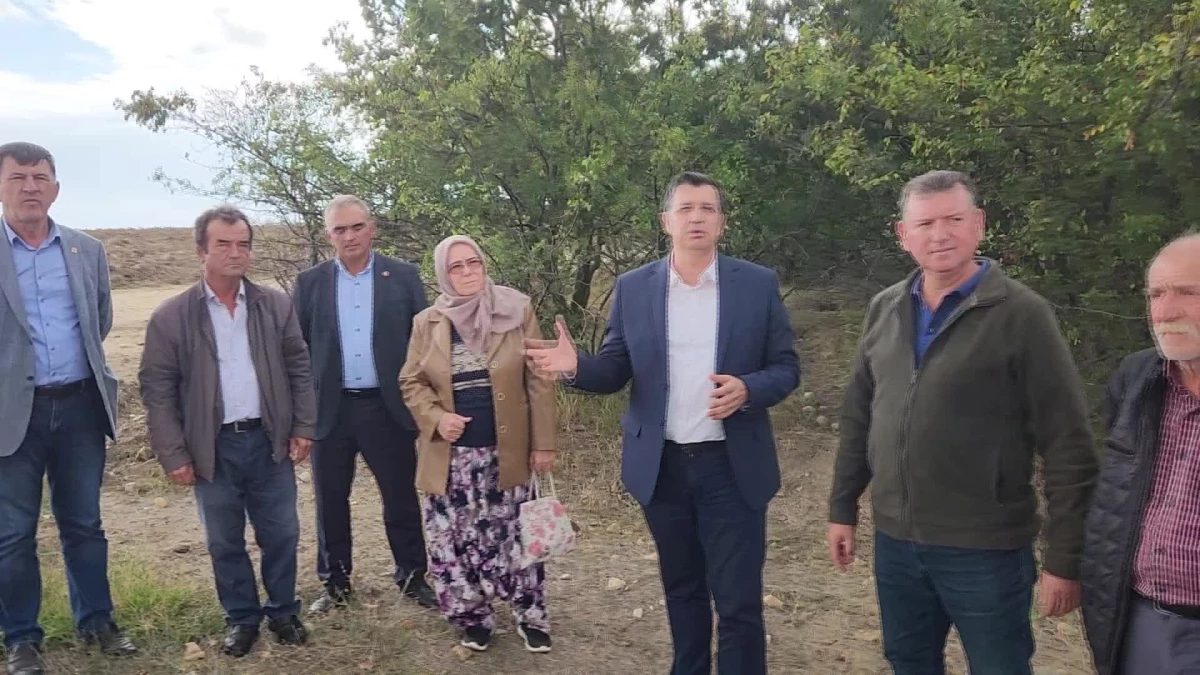Edirne haber! Edirne\'nin Subaşı Beldesinde Çiftçiler, Orman Vasfını Yitirmiş Arazinin 49 Yıllığına Bir Firmaya Kiralanmasına Tepki Gösterdi