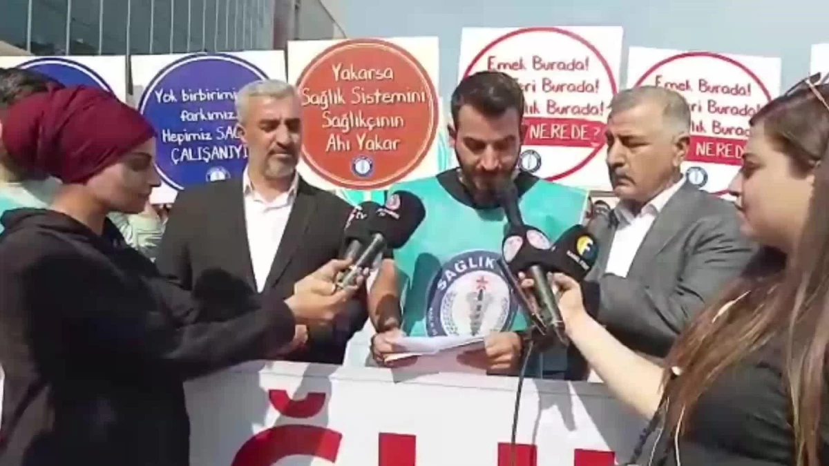 Son dakika haberi | Elazığ Sağlık Sen Üniversite Şube Başkanı Aygüneş\'ten Hastane Yönetimine Protesto