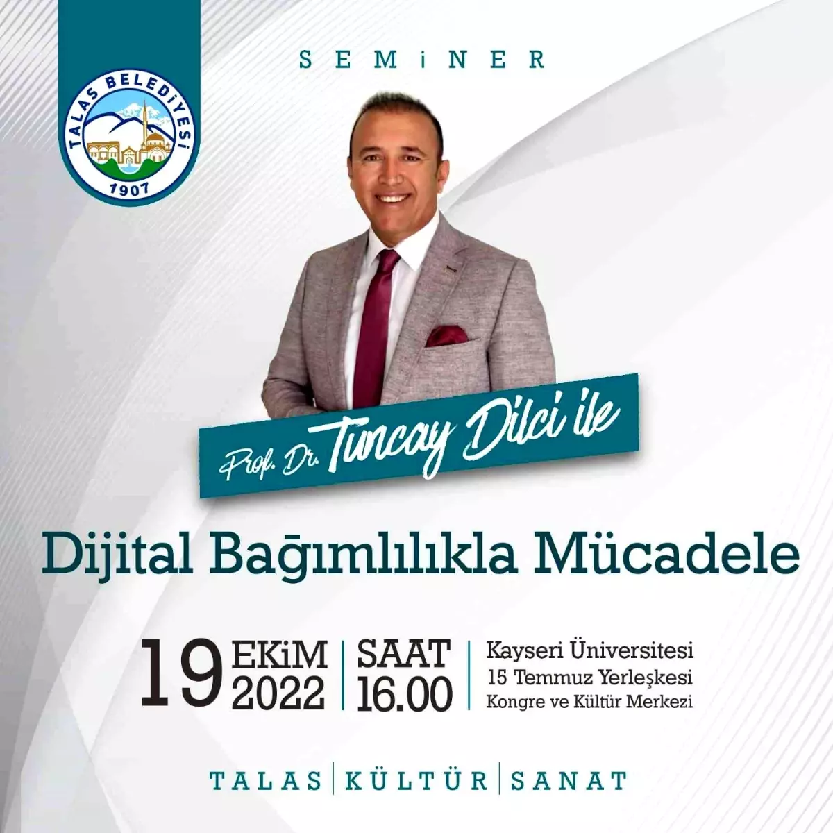 Kayseri haberi! Talas\'ta Dijital Bağımlılıkla Mücadele Semineri