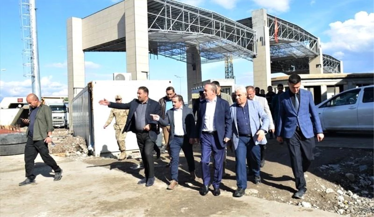 Türkgözü Sınır Kapısı\'nda inşaat çalışmaları devam ediyor