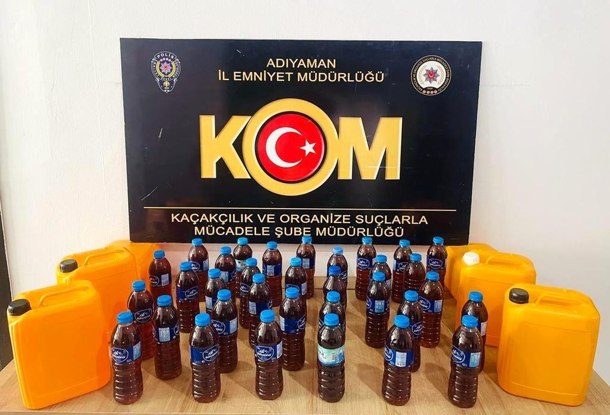 Adıyaman haberi | Adıyaman\'da kaçak alkol ele geçirildi