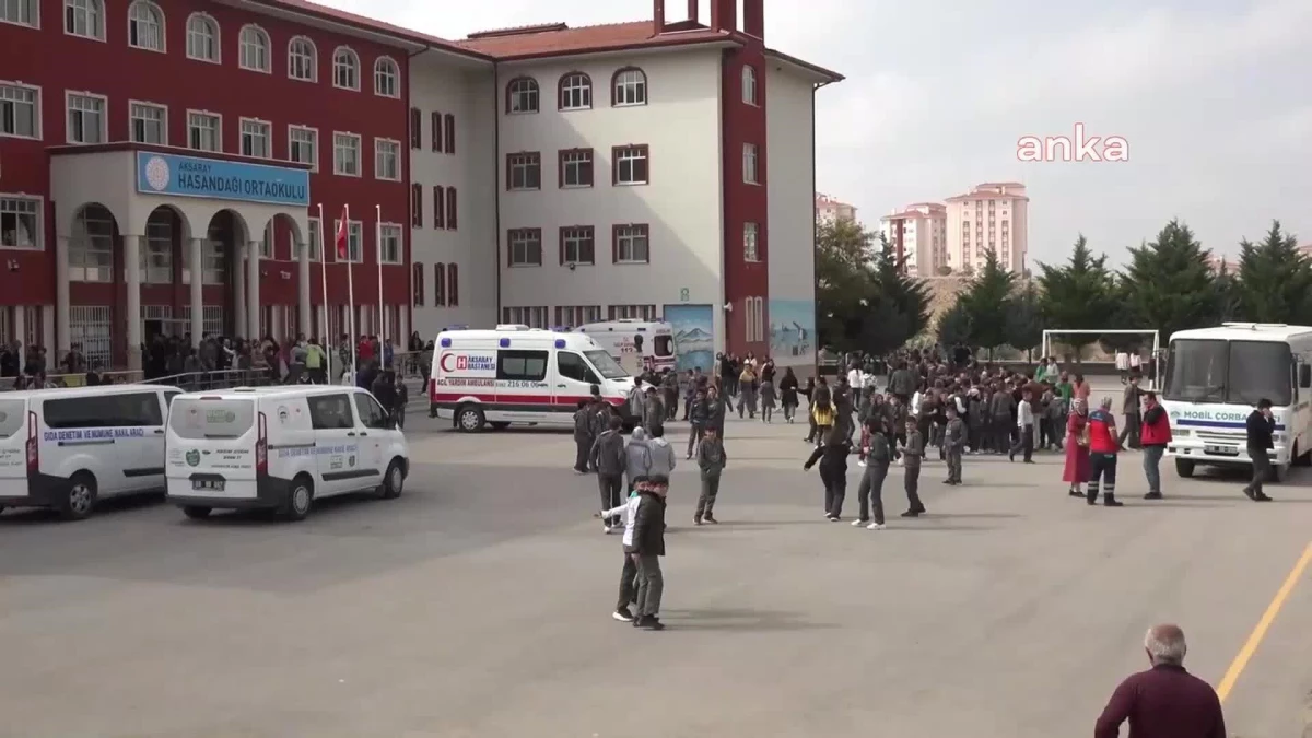 Aksaray haberi | Aksaray\'da Besin Zehirlenmesi Şüphesiyle 56 Öğrenci Hastaneye Kaldırıldı