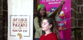 Başkentteki Afrika Kültür Evi'nde Afrika saç örgüsü tanıtıldı