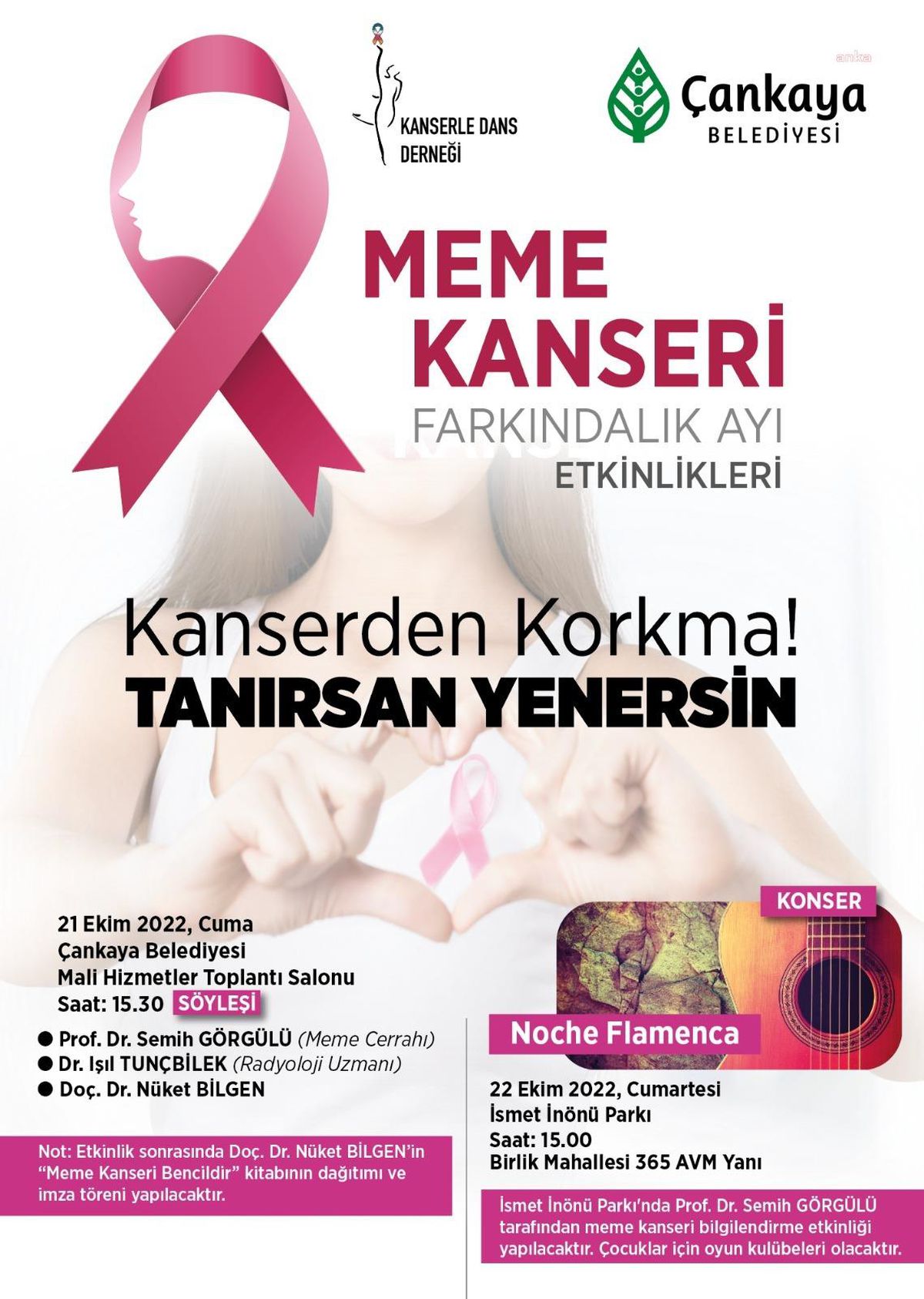 Ankara yerel: Çankaya Belediyesi\'nin Meme Kanseri Farkındalık Ayı Etkinlikleri 21 Ekim\'de Başlıyor