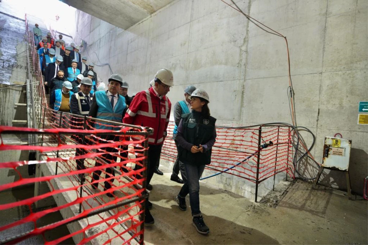 Çekmeköy-Sancaktepe-Sultanbeyli Metrosu\'nun 1. Etap Ray Kaynatma Töreni gerçekleştirildi