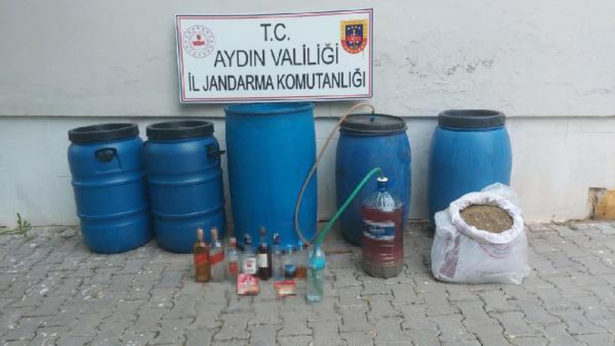 Evde 530 litre sahte içki ele geçirildi