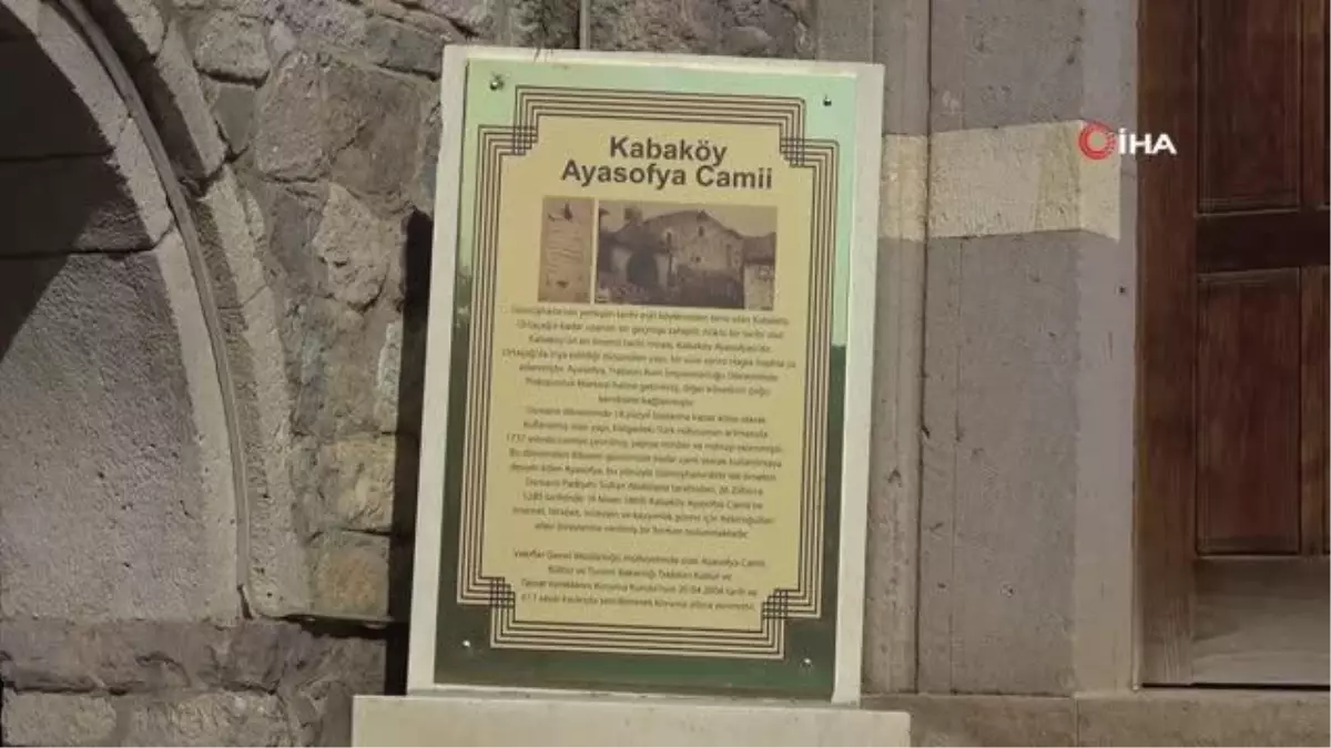 Gümüşhane yerel haberleri | Gümüşhane\'deki tarihi Ayasofya Camii\'nin adı değiştirildi