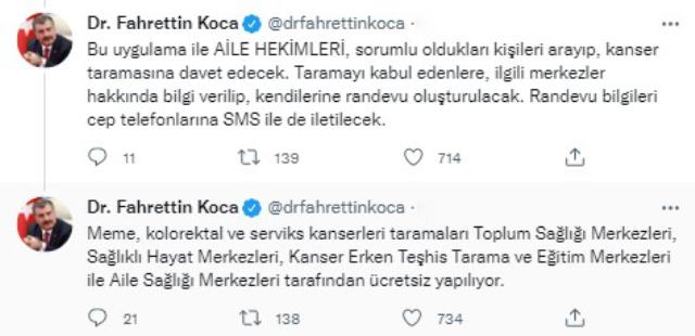 Kanser taraması randevu sistemi aile hekimlerinin kullanımına açıldı Kanser taraması randevu sistemi aile hekimlerinin kullanımına açıldı