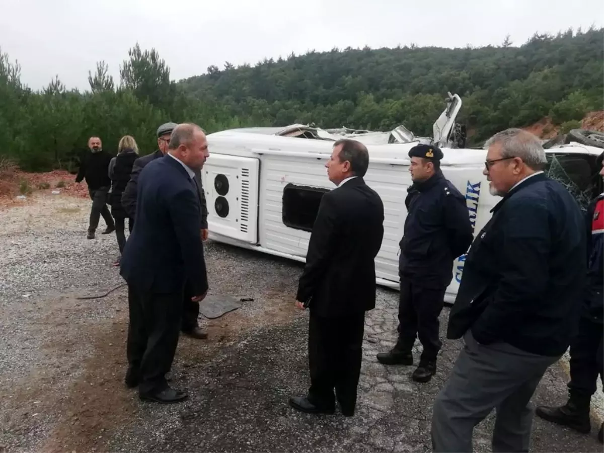 Son dakika haberleri | Kaymakam Gürdal, kaza yerinde incelemelerde bulundu