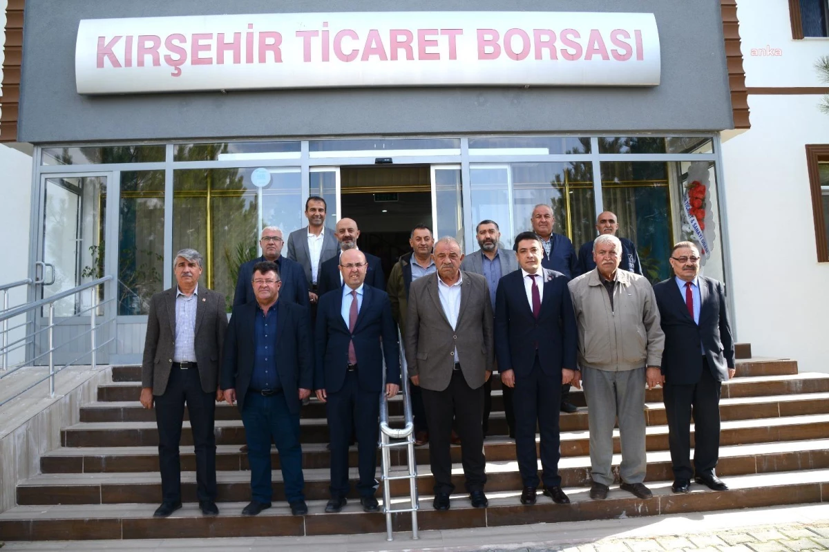 Kırşehir haberi: Kırşehir Belediye Başkanı Ekicioğlu, Kesob ve Ticaret Borsası\'nı Ziyaret Etti