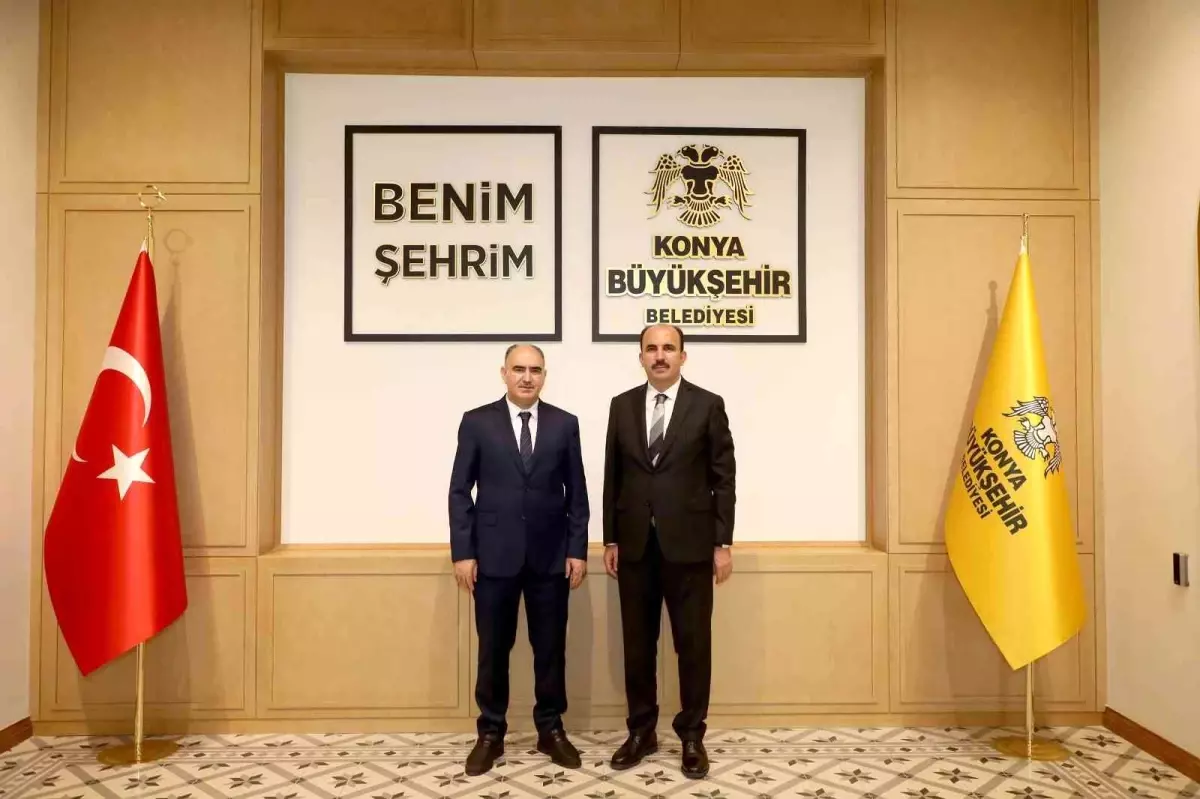 Konya gündem haberleri | Konya Büyükşehir Belediye Başkanı Uğur İbrahim Altay\'a tebrik ziyaretleri