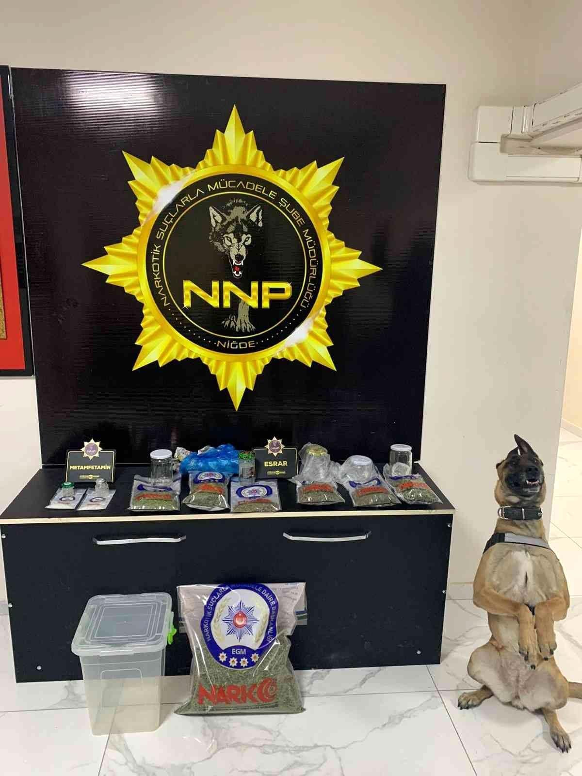 Narkotikten 3 ayrı yere baskın: 1 gözaltı