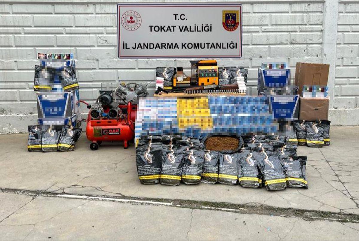 Tokat haberleri! Tokat\'ta 125 bin makaron ele geçirildi