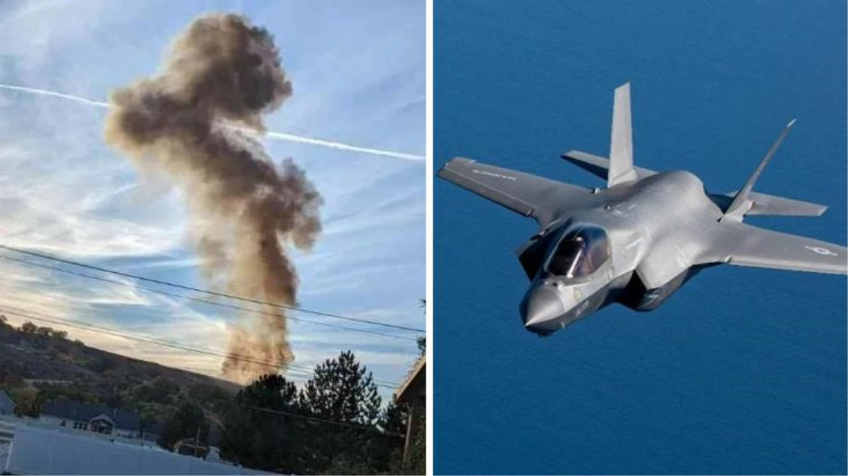 ABD\'de F-35 savaş uçağı, piste iniş yaparken yere çakıldı! Olayla ilgili inceleme başlatıldı