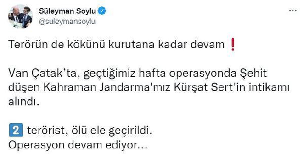 Son dakika haber! Siirt-Van arasındaki Körkandil Dağı bölgesinde 2 terörist etkisiz hale getirildi