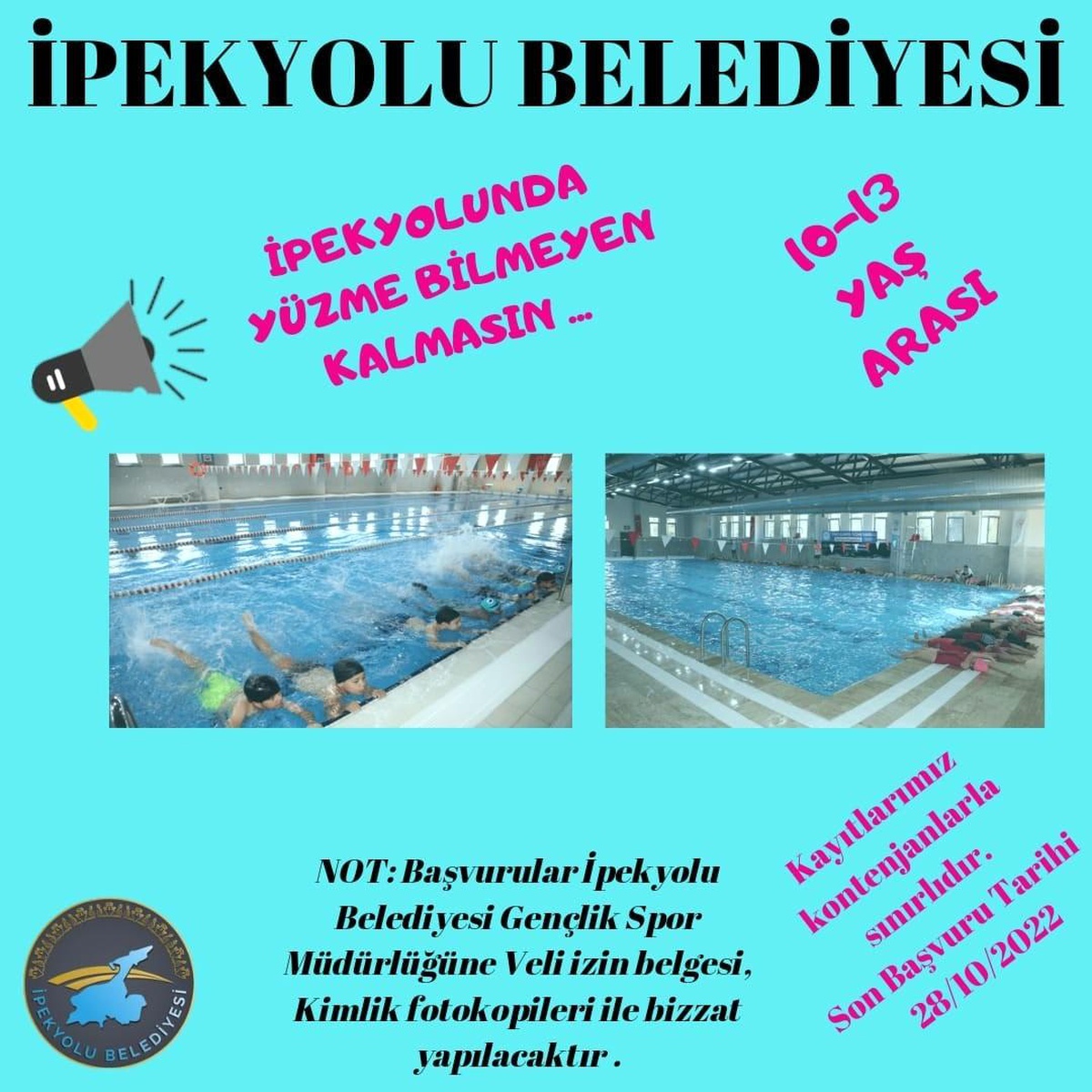Van spor haberleri... İpekyolu\'nda "Yüzme Bilmeyen Kalmasın" projesi