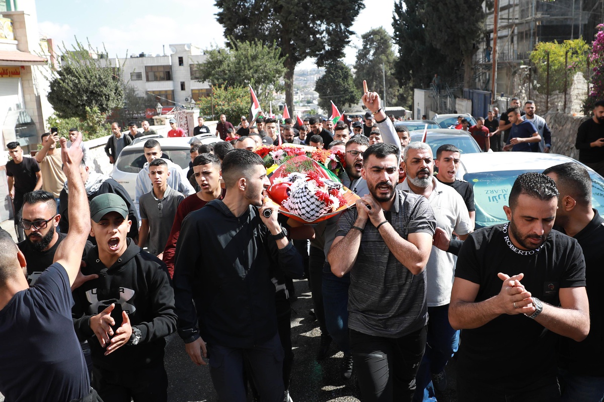 İsrail güçlerinden Nablus\'taki ablukayı protesto eden Filistinlilere müdahale