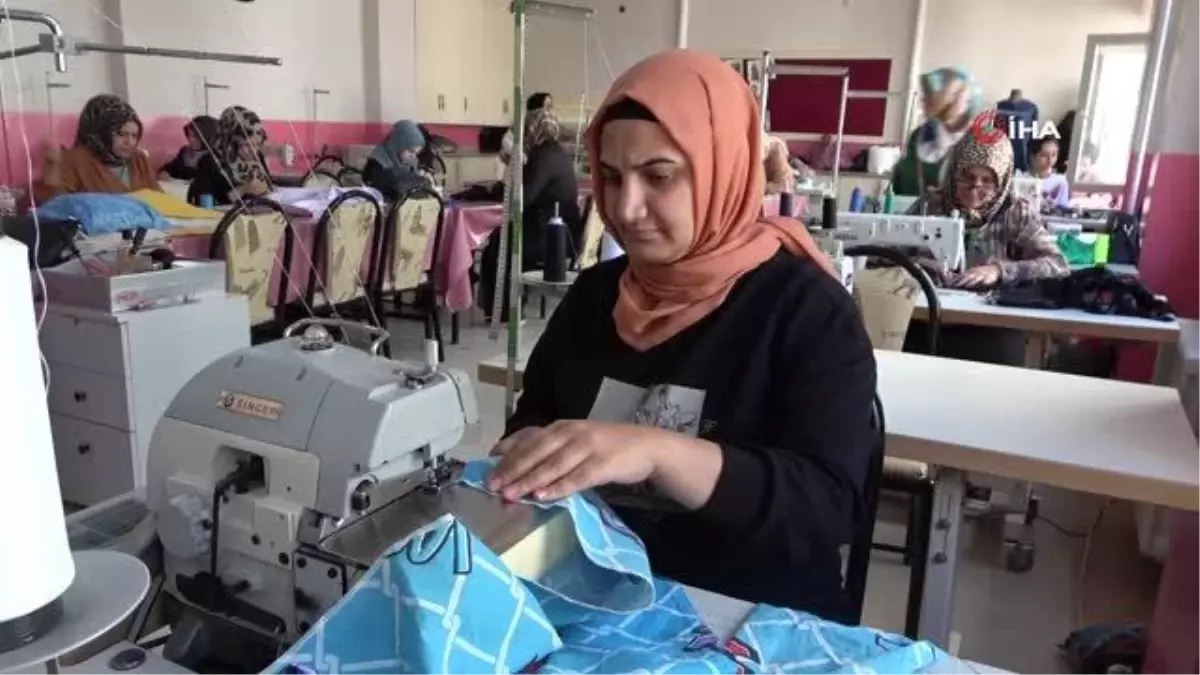 Muş gündem haberleri: ÖZEL) Muş'ta kadınlar devlet kursuyla meslek öğreniyor