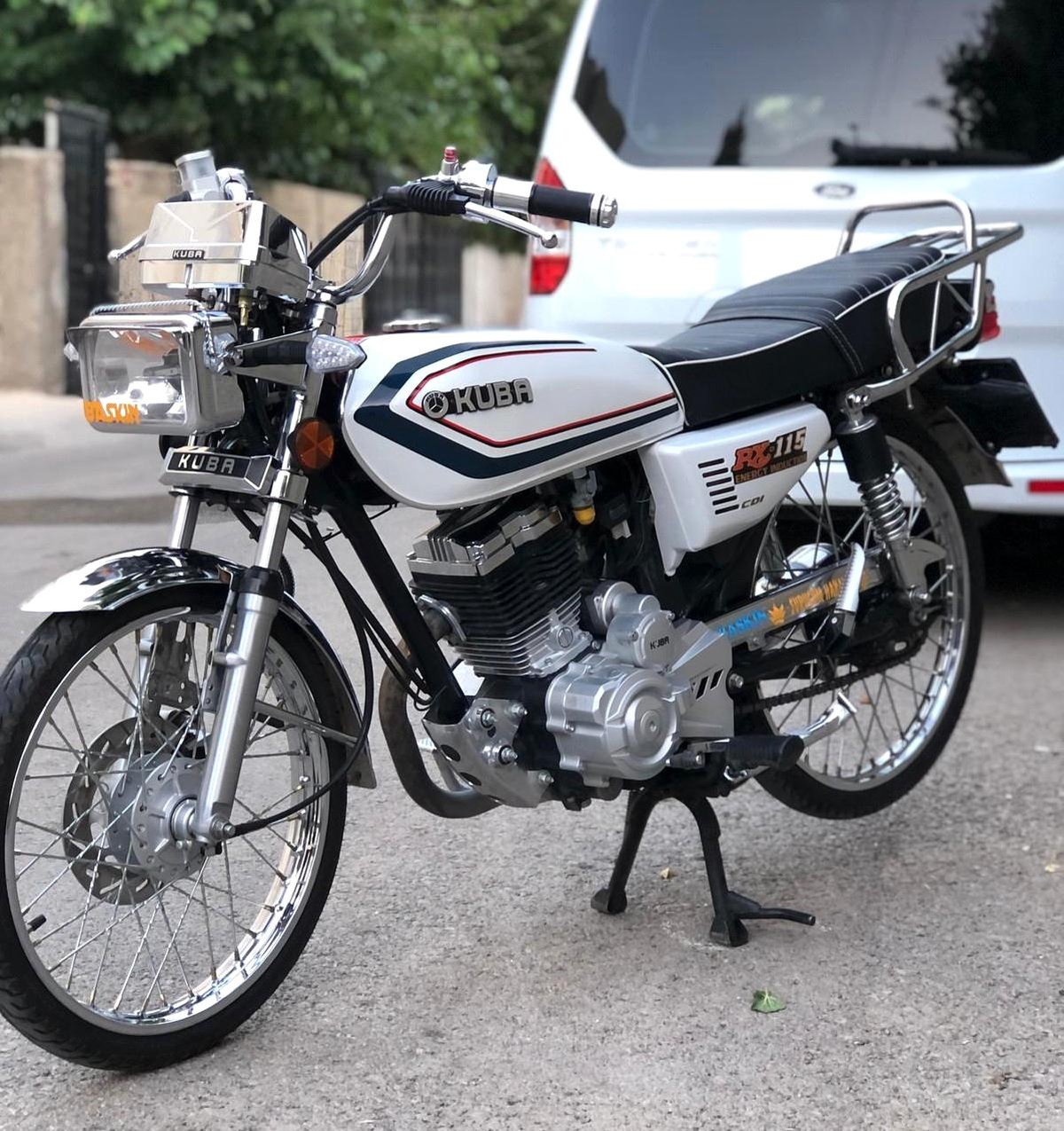 Park halindeki motosiklet çalındı