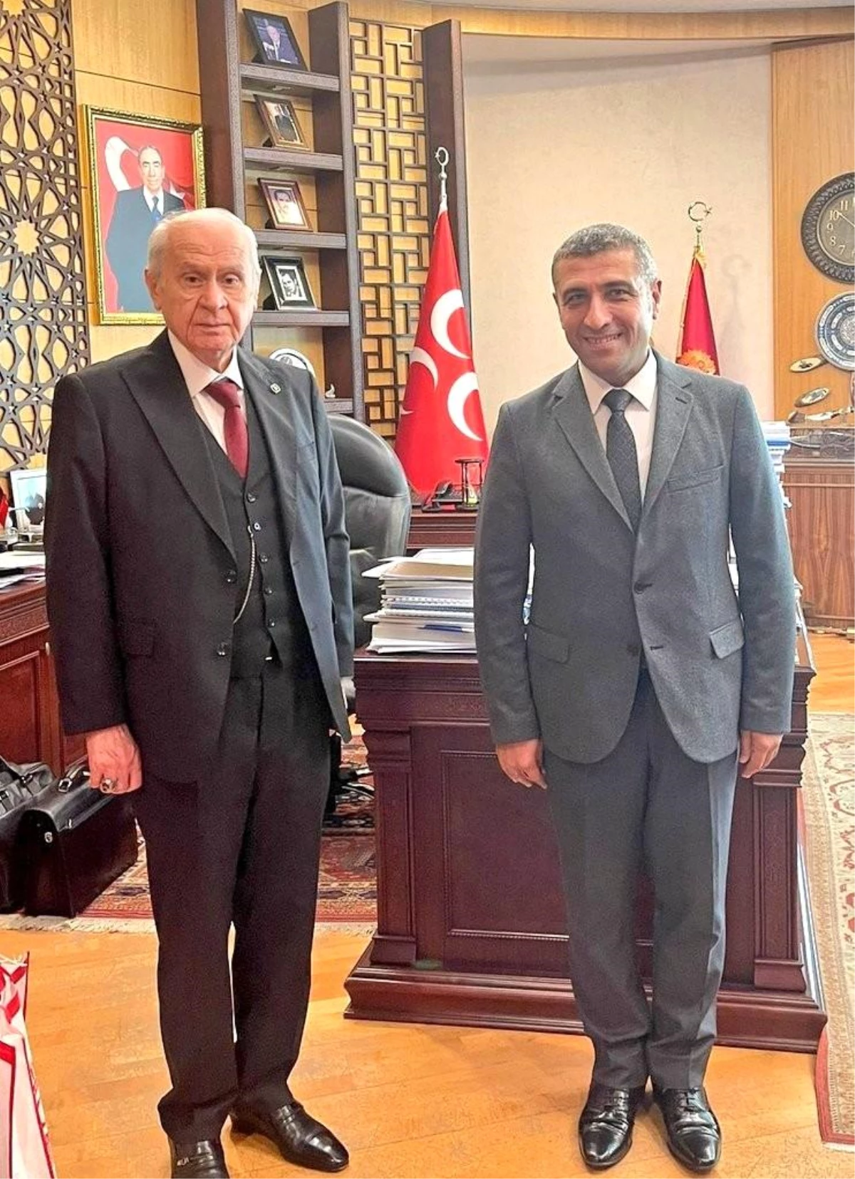 Taşdoğan, Devlet Bahçeli\'ye rapor sundu