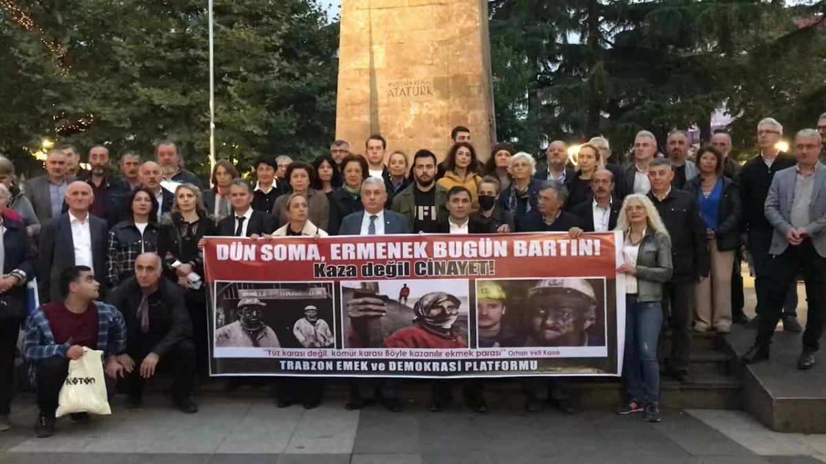 Son dakika haberi! Trabzon Emek ve Demokrasi Platformu: "Sayıştay Raporlarında Bu Kazanın Geleceği Belliyken Hiçbir Önlem ve Tedbirler Alınmadan Maden Emekçileri Ölüme...
