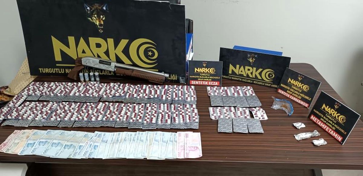 Manisa haber... Turgutlu\'da uyuşturucu operasyonunda 2 tutuklama