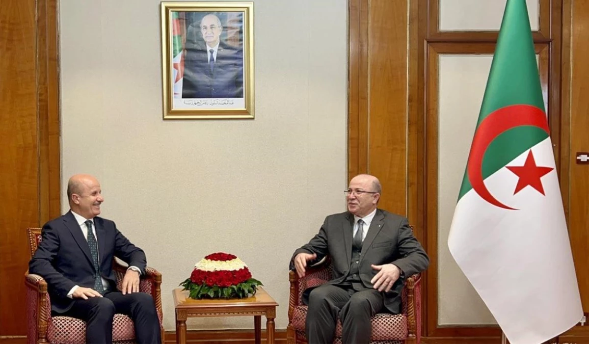 YÖK Başkanı Özvar, Cezayir Başbakanı Bin Abdurrahman ile görüştü