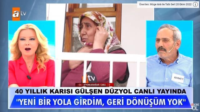 40 yıllık kocasını terk eden kadından Müge Anlı'yı şaşkına çeviren itiraf: Sevgilimle 10 yıldır beraberiz, karısın ölmesini bekledik