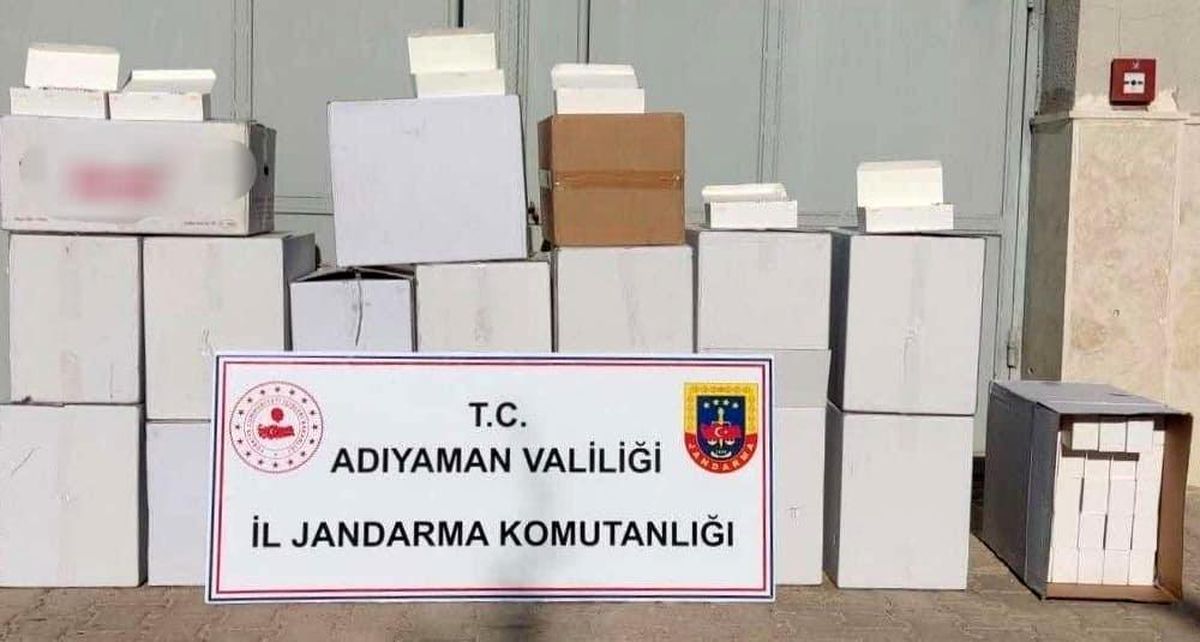Bandrolsüz makaron ele geçirildi