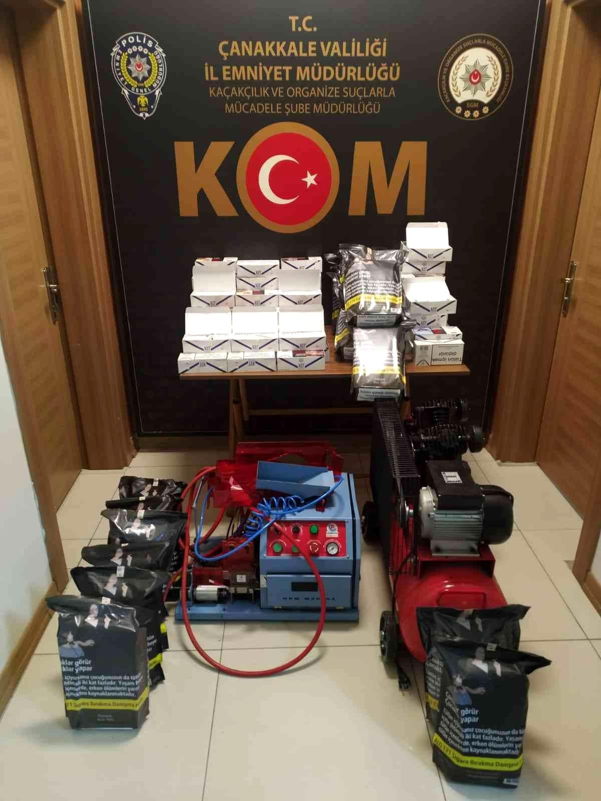 Çanakkale haberi | Çanakkale\'de kaçak sigara satanlara darbe