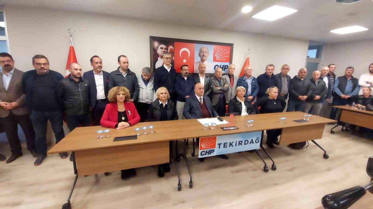 Tekirdağ haberleri! Tekirdağ\'da, CHP\'de 19 istifa sonrası il yönetimi düştü