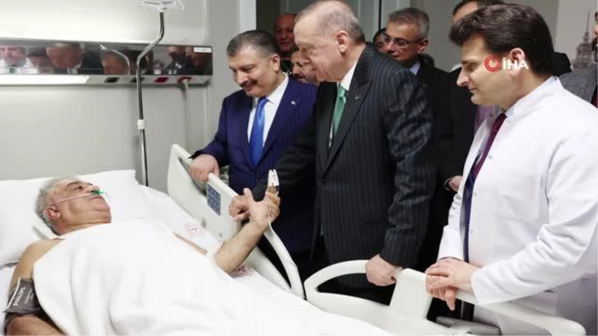 Bursa haber: Cumhurbaşkanı Erdoğan, Binali Yıldırım\'ı ve Şamil Ayrım\'ı hastanede ziyaret etti