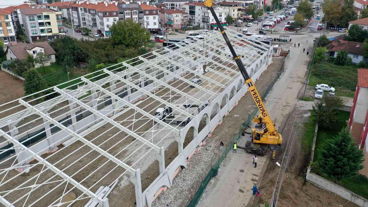 Düzce haber: Düzce modern pazaryerine kavuşuyor