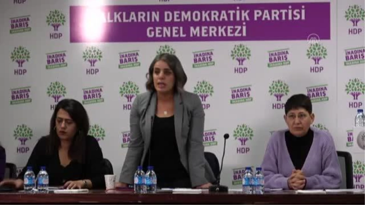 HDP Eş Genel Başkanı Buldan, "Kadın İl Eş Başkanları Toplantısı"na katıldı