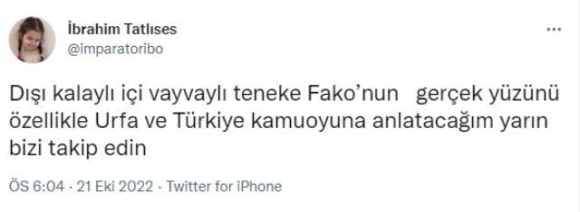 İbrahim Tatlıses'ten AK Parti'den istifa eden Eşref Fakıbaba'ya fena bilendi: Gerçek yüzünü anlatacağım