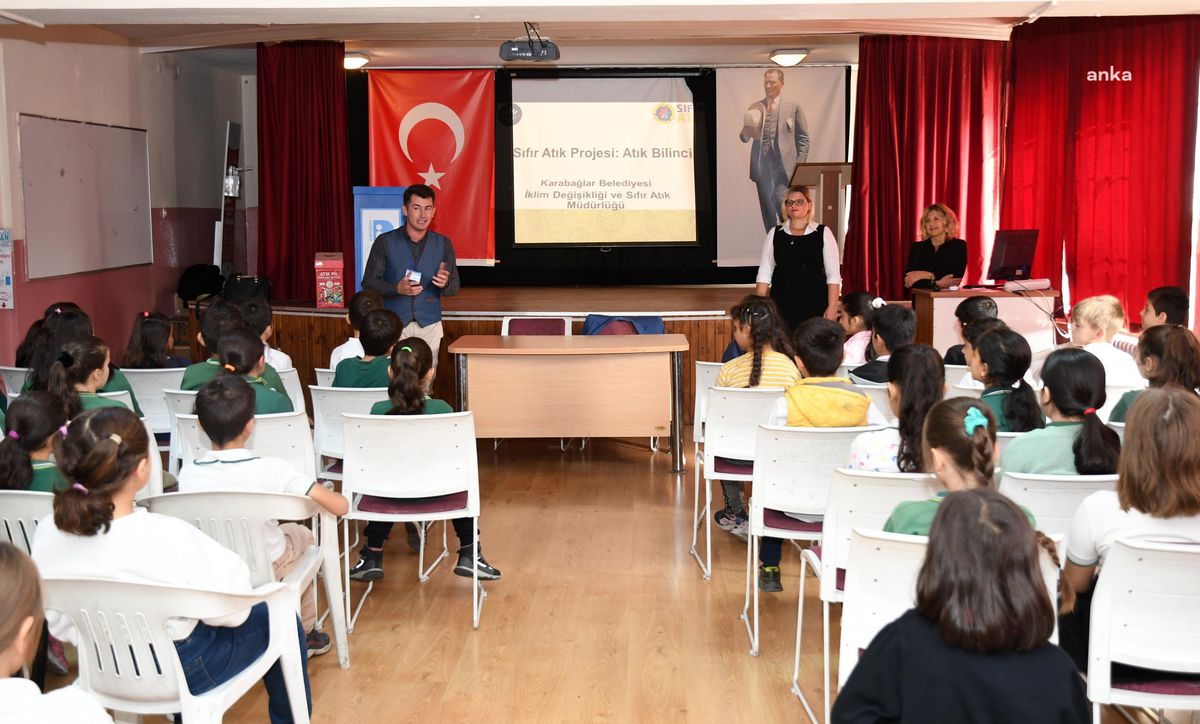 İzmir haber | Karabağlar\'da Çocuklar Çevre Bilinciyle Yetişiyor