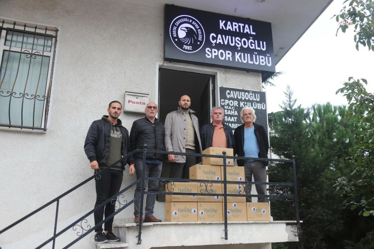 Kartal Belediyesi\'nden amatör spor kulüplerine içme suyu desteği