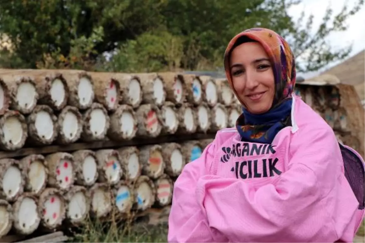 Pembe kıyafetli kadınlar, kara kovan bal hasadına başladı (2)