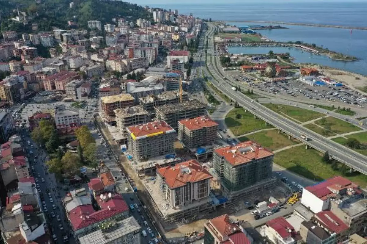 Rize haberi... Rize\'de korozyonlu alandaki kentsel dönüşümde yer teslimi yıl sonu