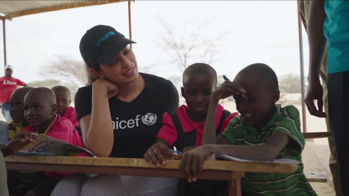 Unıcef İyi Niyet Elçisi, Kenya\'da Kuraklıktan Etkilenen Çocukları Ziyaret Etti