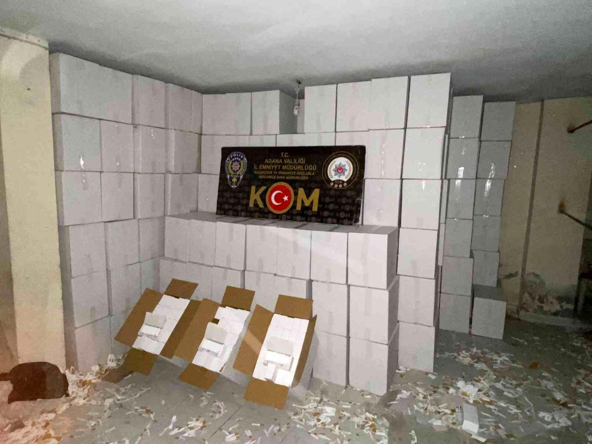 Adana haberi! Adana\'da kaçakçılık operasyonu