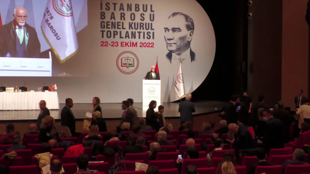 İstanbul Barosu Genel Kurulu, Divan Seçiminin Ardından Başladı