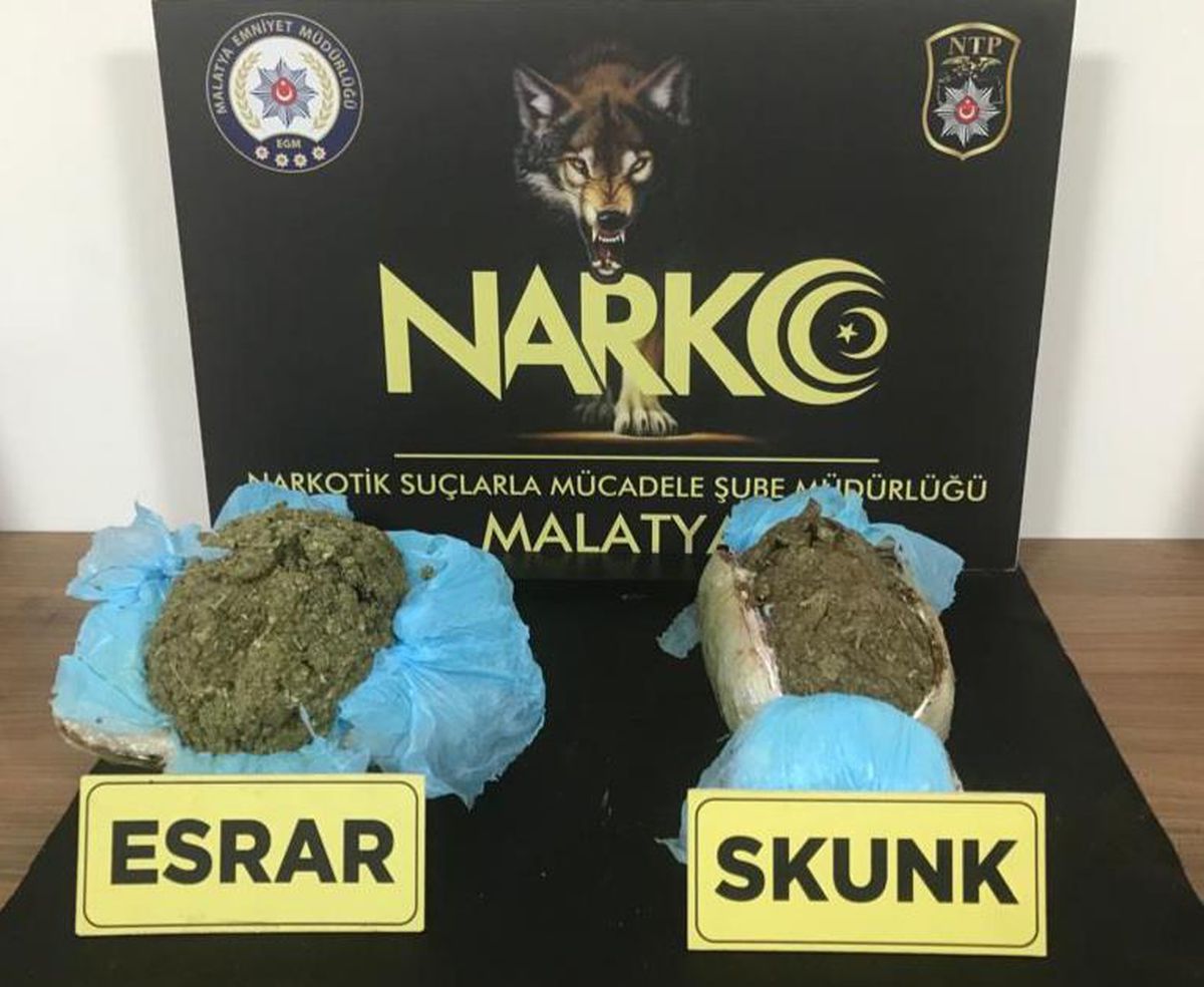 Malatya haberleri! Malatya\'da uyuşturucu operasyonlarında yakalanan 5 zanlı tutuklandı
