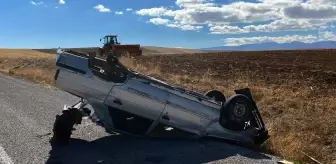 Son dakika haber | Sivas'ta devrilen otomobilin sürücüsü öldü