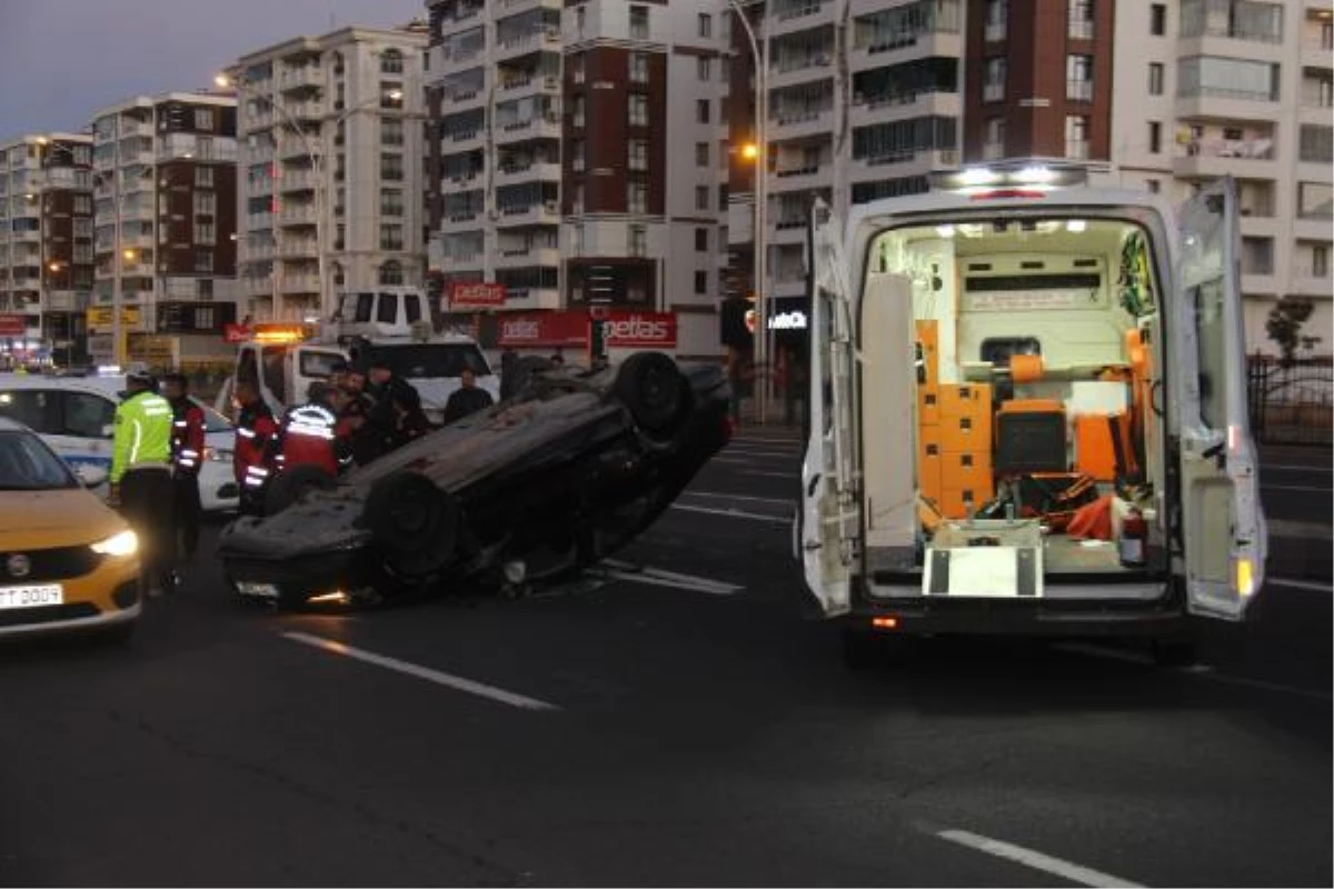 Son dakika haberleri! Diyarbakır\'da takla atan otomobilin sürücüsü öldü