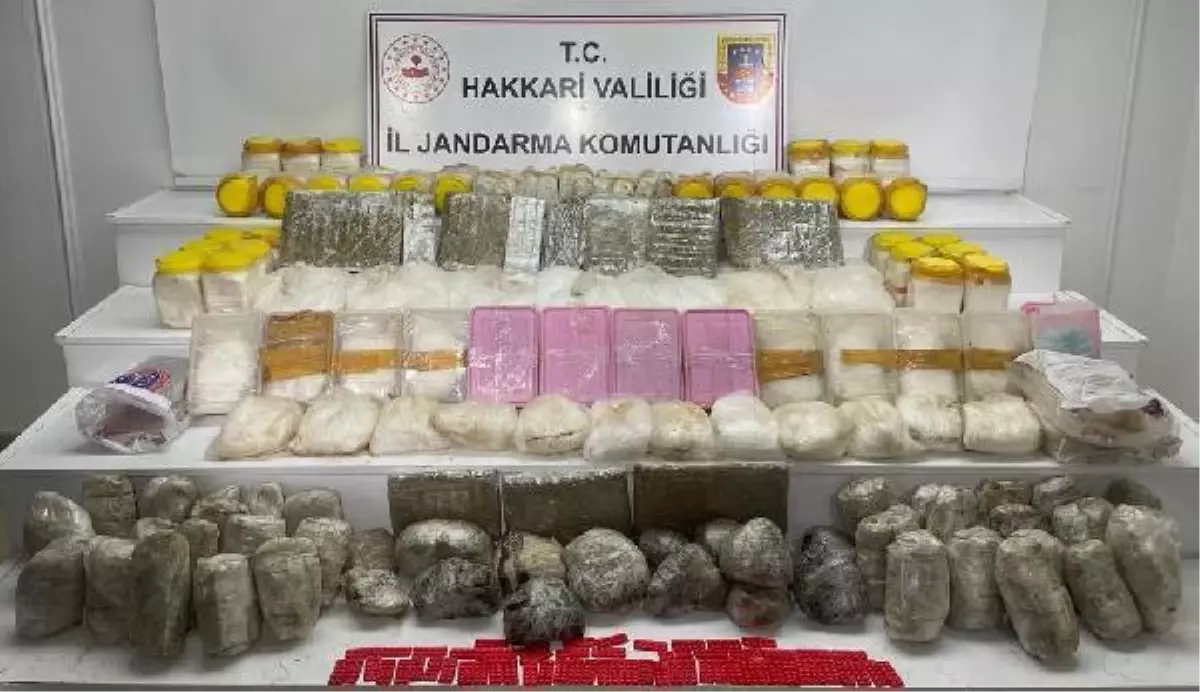 Hakkari haberi! Hakkari'de 126,5 kilo uyuşturucu ele geçirildi