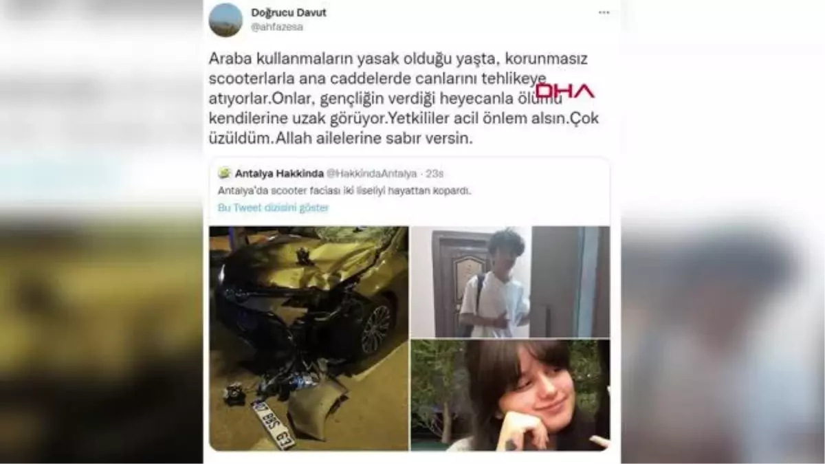 Son dakika gündem: 2 LİSELİNİN ÖLDÜĞÜ SKUTERE ÇARPAN SÜRÜCÜ TUTUKLANDI