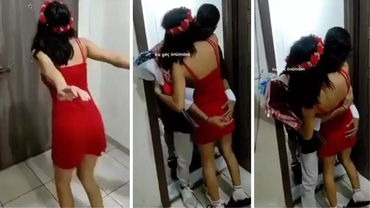 Damat adayının eşofmanlı, müstakbel gelinin ise terlikli olduğu kız isteme töreni şaşırttı