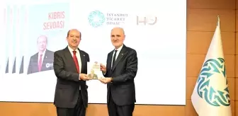 KKTC Cumhurbaşkanı Ersin Tatar, İTO'da 'Kıbrıs Sevdası' kitabının tanıtımına katıldı