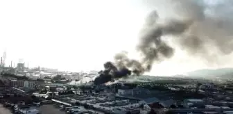 Son dakika haberleri... Kocaeli'de petrol firmasında çıkan yangına müdahale sürüyor